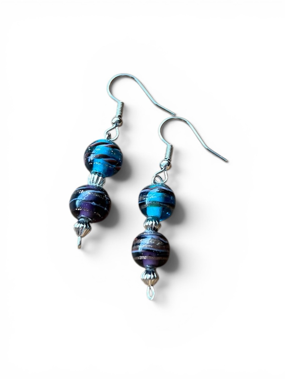 Handmade Boho Chic Bead Stainless Steel Earrings